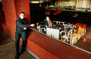 Friedenslicht nun bei der Feuerwehr Münster