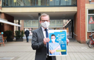 Stadt Münster startet Kampagne für Corona-Schutzregeln