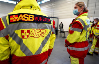 Letzte Personaleinweisung im Impfzentrum Münster